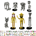 Miniatyrbild 3 av 4: 6/8/12 st/set Zoonomaly Cartoon Mini Figurer PVC Modell Figurine Dekor F