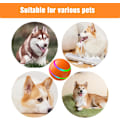 Miniatyrbild 4 av 5: Hundleksak, Vibrerande Hundboll, Uppladdningsbar Automatisk Rörelse Skakande Hundleksak Boll, Interaktiv Rullande Hundboll Leksak Med Ljus, Orange