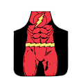 Miniatyrbild 2 av 2: Kök Förkläde Wonder Woman Hulk Kock tryckt Justerbar Haklapp flash