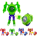 Pikkukuva 3 / 3: Lasten ranneke sarjakuva supersankari Transformer kellot hauskat lelut The Incredible Hulk