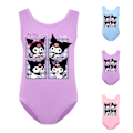 Miniatyrbild 4 av 5: Barn Flicka Kuromi Cartoon Badkläder Bikini Strand Simkläder Kläder Pink 140cm