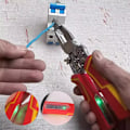 Miniatyrbild 5 av 5: 9-i-1 Multifunktionell Avisolerare, Kabelklippare, Avisoleringstång, Krymptång med Funktion för Elektricitetsmätning