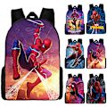 Miniatyrbilde 2 av 2: Jenter Gutter Anime Spider-Man Studenter Ryggsekk Tursekk C