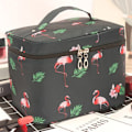Miniatyrbild 2 av 2: Dam trend 4 reseväska för kosmetika Flamingo black 22cm*16cm*16.5cm(L*H*W)