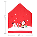 Miniatyrbilde 5 av 5: 4 stk. Jule Spisestuestol Trekk Ornamenter Sett til Jul 4pcs