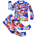 Miniatyrbild 1 av 3: Super Mario Kostym Vår Och Höst Barnpyjamas Set Långärmad + Byxor C 140cm