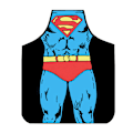 Miniatyrbild 2 av 2: Kök Förkläde Wonder Woman Hulk Kock tryckt Justerbar Haklapp Superman