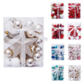 Miniatyrbild 1 av 4: 30 st set julgransprydnader rekvisita julhängen C 30PCS