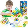 Miniatyrbild 1 av 8: 24 Stycken Tetra Pak Stapelspel Brädspel Lämpligt för 2 Spelare+Familjespel, Fester, Resor, Barn- och Vuxenbyggklossleksaker 24PCS