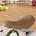Miniatyrbilde 6 av 10: [3 dagers forsendelse] Balansebil for barn, mini løpehjul, slidebil, med veltesikring og 3 hjul, ergonomisk design, for å lære å kjøre