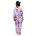 Pikkukuva 2 / 4: 2-8 Vuotta Äiti ja Minä Joulu Pyjama Setti 2-osainen Asu Söpö Graafinen Paita Housut Ruseteilla Pyjamat Naisille Tytöille Purple 100cm