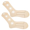 Miniatyrbild 2 av 5: 2 st Trä Sockblocker Stickning Sockblocker Virkning Socka Gör-det-själv Stickformar Snowflake style