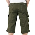 Miniatyrbilde 8 av 8: Sommerlige fritidsshorts for menn med flere lommer Army Green M