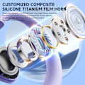 Miniatyrbild 6 av 7: Trådlösa Bluetooth Open-Ear-hörlurar Ergonomisk design Öronkrokar Stereo-öronsnäckor Skin