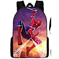 Miniatyrbilde 1 av 2: Jenter Gutter Anime Spider-Man Studenter Ryggsekk Tursekk D