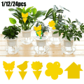 Miniatyrbild 2 av 9: 24 st Klibbiga Flugfällor Papper Fruktflugor Insekt Limfälla Sunflower 24PCS