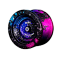 Miniatyrbild 2 av 5: Metallspelversion YOYO-boll i aluminiumlegering Leksak för pojkar Black Pink Blue