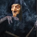 Miniatyrbild 3 av 3: Halloween Maskerad Vuxen Latex Långhårig Häxmask Helhuvudmask Spöke Fest Cosplay Kostym Maskeradrekvisita