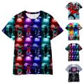 Miniatyrbild 5 av 7: Skibidi Toalett TV Man Barn 3D Print T-Shirt Pojke Tjej Sommar Kortärmad T-tröja A 8-9 Years