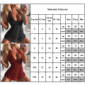 Miniatyrbild 2 av 6: Kvinnors Lingerie Print Mesh Lace Cosplay Fancy Nattkläder Sovkläder Black M
