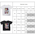 Miniatyrbild 5 av 5: Barn Flickor Taylor Swift Cartoon Casual Kortärmad T-Shirt Crew Neck Tee Top Black 150cm