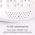 Miniatyrbild 6 av 7: [3 dagars leveranstid] Nagellampa - 320W Nageltork med 4 timerinställningar - 72 LED UV-lampor, Snabb nageltork Infraröd sensor, Härdningslampa för gelnagellack