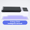 Miniatyrbillede 5 af 10: [3-dages forsendelse] Gel LED neglelampe - 3 timer tørretumbler - LCD-display - Hurtigtørrende neglekunstlampe - 72 W foldbar handske pude neglelampe, med 24 LED-lampeperler