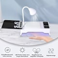 Miniatyrbillede 1 af 10: [3-dages forsendelse] Gel LED neglelampe - 3 timer tørretumbler - LCD-display - Hurtigtørrende neglekunstlampe - 72 W foldbar handske pude neglelampe, med 24 LED-lampeperler