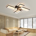 Miniatyrbilde 7 av 10: [3-dagers forsendelse] LED taklamper - Trinnløs dimbar taklampe - 4 rektangler, 90*65cm Black