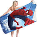 Miniatyrbild 1 av 2: Superhjälte Spiderman Strandbadhandduk Snabbtorkande Mikrofiber Badrock A 70*150cm