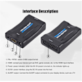 Pikkukuva 2 / 8: Scart–HDMI-sovitin 1080p video- ja audiomuunnin