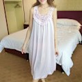 Miniatyrbillede 7 af 11: Dame Komfortabel Løs Ensfarvet Pyjamas Natkjoler _ Bean Paste