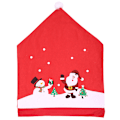 Miniatyrbilde 3 av 5: 4 stk. Jule Spisestuestol Trekk Ornamenter Sett til Jul 4pcs