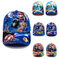 Pikkukuva 4 / 5: Super Mario -kuvioinen lippis, anime-baseball-hattu, lapsille, pojille ja tytöille, snapback, sarjakuva, kesä C Red