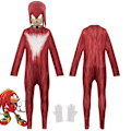 Pikkukuva 1 / 4: Sonic Hedgehog Cosplay -asu lapsille, pojille ja tytöille, juhla-asu päähineellä Red 140cm