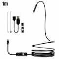 Pikkukuva 1 / 7: 5.5 MM HD USB Endoskooppi Boreskooppi Käärmekamera Android-tarkastukseen 5.5mm1m