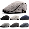 Pikkukuva 2 / 4: Unisex Retro Miesten Ivy Flat Cap Newsboy Säädettävä Baretti Cabbie Gatsby Ajolippis Meter