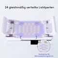 Miniatyrbillede 6 af 10: [3-dages forsendelse] Gel LED neglelampe - 3 timer tørretumbler - LCD-display - Hurtigtørrende neglekunstlampe - 72 W foldbar handske pude neglelampe, med 24 LED-lampeperler