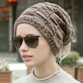 Pikkukuva 2 / 5: Talvi Syksy Unisex Villapaita Pipo Villa Neulottu Unisex Hattu khaki