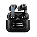 Miniatyrbillede 1 af 5: Real Time Oversættelsesøreprop, 3-i-1 Sprog Oversættelseshovedtelefoner 144 Sprog og Accenter, Oversættelseshovedsæt Trådløs Bluetooth Black