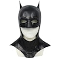 Miniatyrbillede 1 af 2: Dark Knight Rises Sort Batman Maske til Halloween Cosplay Long