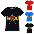 Miniatyrbild 2 av 5: Barn CR7 Ronaldo Tryck Casual T-shirt Pojkar Flickor Kortärmad Tee Toppar Sommar Red 150cm