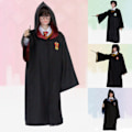 Miniatyrbild 1 av 3: Harry Potter-serie kappa, unisex mantel Halloween-kostym yellow 2XL