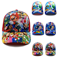 Pikkukuva 5 / 5: Super Mario -kuvioinen lippis, anime-baseball-hattu, lapsille, pojille ja tytöille, snapback, sarjakuva, kesä C Red