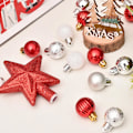 Miniatyrbild 4 av 4: 30-pack julgransprydnader A 30PCS