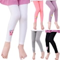 Miniatyrbild 1 av 5: Cartoon Unicorn Tryckta Barn Flickor Skinny Leggings Byxor 2-12 År Grey 160cm