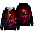 Miniatyrbild 1 av 3: Barn 3d Hoodie Mode Höst Vinter Skibidi Toalett Sweatshirt B 140cm