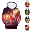 Miniatyrbild 2 av 3: Pojke Flicka 3d Hoodie Mode Höst Vinter Demon Slayer Sweatshirt C 140cm