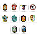 Miniatyrbillede 2 af 3: 10 stk. Harry Potter DIY broderede mærker, påsyning/strygning applikationsmærke 10PCS