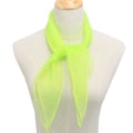 Miniatyrbild 2 av 2: Dam Sidenscarf i Godisfärg Sjal Mode Retro Scarf Fluorescent Green 60*60CM